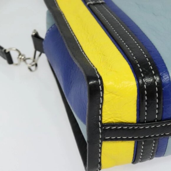 BALENCIAGA Bazaar Shopper XXS Bag Leather 2way Multicolor 513988 Auth 137181 - Picture 5 of 16